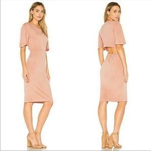 Monrow open back dress